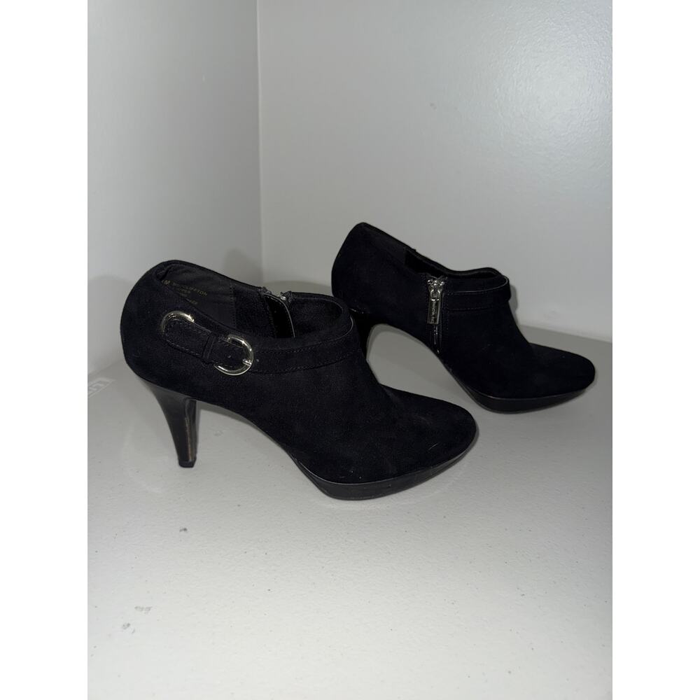 Bandolino Women's Faux Suede Ankle Boots Booties High Heels Shoes 8